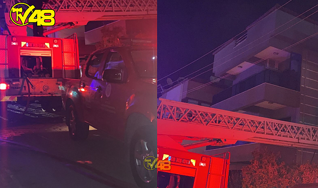 CUMHURİYET MAHALLESİ&#039;NDE YANGIN