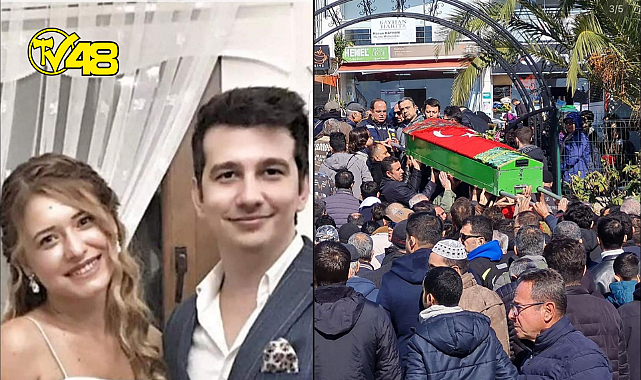 Eşiyle enkaz altında hayatını kaybeden Hatice öğretmen son yolculuğuna uğurlandı...