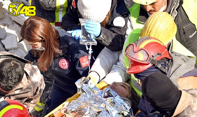 Hatay&#039;da enkaz altından 201 saat sonra 26 yaşında bir kadın kurtarıldı