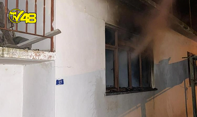 MARMARİS&#039;TE YANGINDA BİR KİŞİ ÖLDÜ