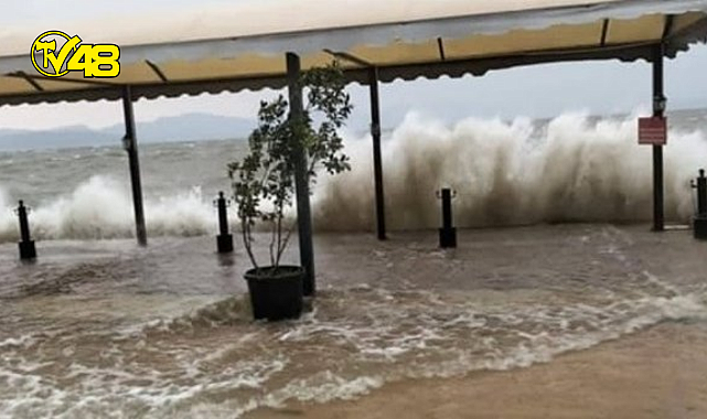 METEROLOJİ&#039;DEN MUĞLA SAHİLLERİNE FIRTINA UYARISI