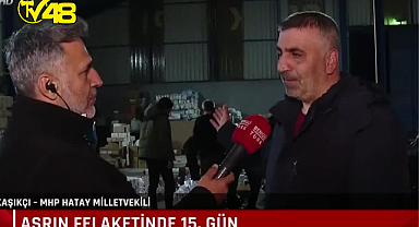 MHP Hatay Milletvekili depreme canlı yayında yakalandı. Arkasına bakmadan kaçtı