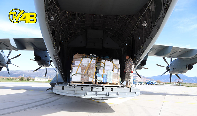 MUĞLA&#039;DAN DEPREM BÖLGESİNE ARALIKSIZ DESTEK