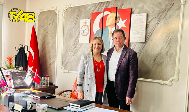 TV48 Yönetim Kurulu Başkanı Zahide Kuş&#039;tan Milas Esnaf Ve Sanatkarlar Odası Başkanı Celal Devrim&#039;e hayırlı olsun ziyareti