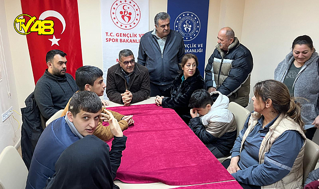 TSD YÖNETİMİ ENGELLİ DEPREMZEDELERLE BULUŞTU
