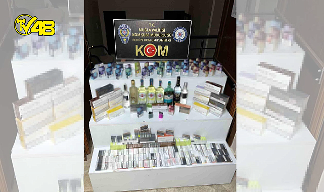 Fethiye&#039;de KOM ekipleri kaçakçılığa geçit vermedi