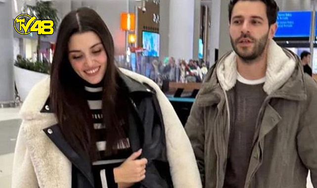Aşkları dolu dizgin devam ediyor! Tatilden dönen Hande Erçel ve Hakan Sabancı el ele görüntülendi