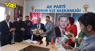 Bodrum Ak Parti Binasında devir teslim töreni gerçekleştirildi!
