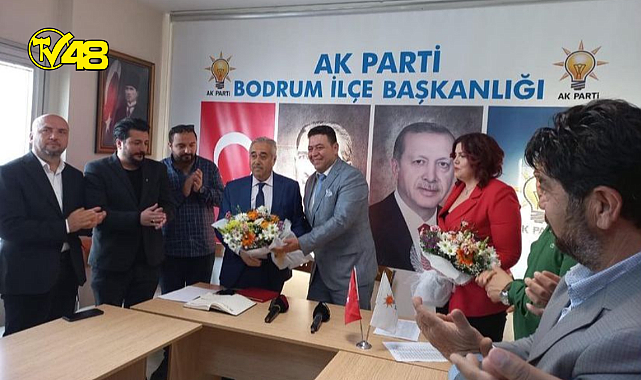 Bodrum Ak Parti Binasında devir teslim töreni gerçekleştirildi!