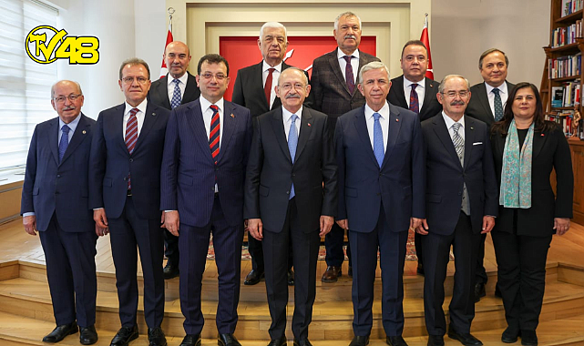 Büyükşehir Belediye Başkanları CHP Genel Başkanı Kemal Kılıçdaroğlu&#039;na destek için Ankara&#039;da buluştu