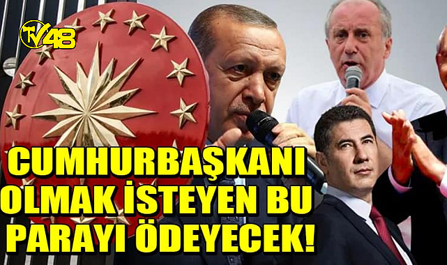 Cumhurbaşkanı adaylık ücreti netleşti: 555 bin lira ödeyecekler!