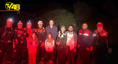 Datça'da Arazide kaybolan 2'si çocuk 4 İngiliz vatandaş kurtarıldı!