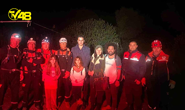 Datça&#039;da Arazide kaybolan 2&#039;si çocuk 4 İngiliz vatandaş kurtarıldı!
