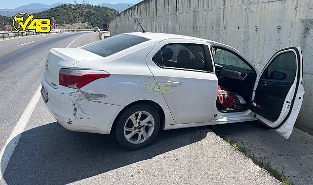 Kaygan yol kazaya sebebiyet verdi