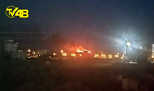 Mersin&#039;de çıkan yangına müdahale edilemiyor