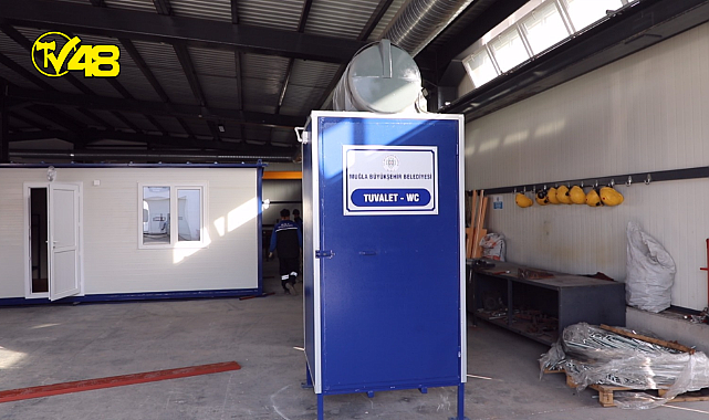 Muğla Büyükşehir Belediyesi Seyyar Tuvalet Üretimine Başladı