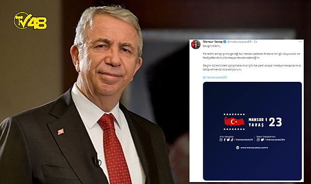 Mansur Yavaş: Seçim çalışmalarına başlayacağım için 14 Mayıs&#039;a kadar belediyeden maaş almayacağım