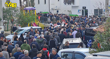 Bodrum'da aile içi kavgada ölen anne ve oğlu toprağa verildi