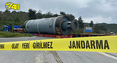 Yerli halk çimento fabrikasının klinker döner fırınını geçirmiyor, protesto ediyordu, Şirket Araçlarını Geri Çekti!