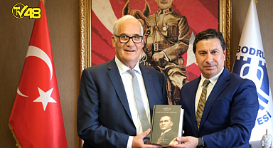 ALMAN KONSOLOS DR. WOLTER’DAN BAŞKAN ARAS'A ZİYARET