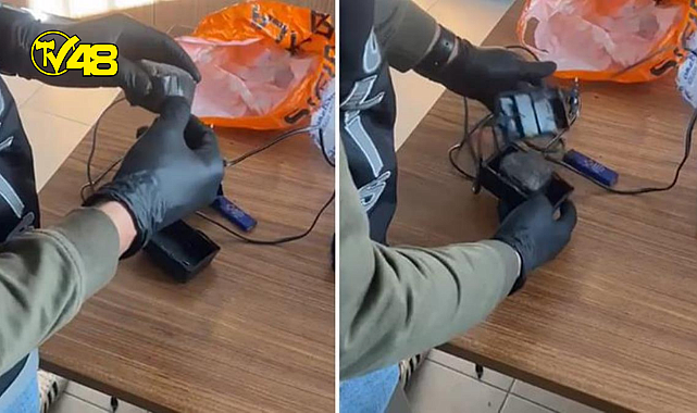 Bilgisayarın şarj aletinden uyuşturucu madde çıktı