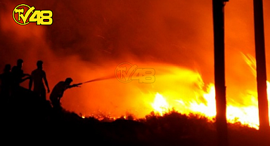 BODRUM ASPAT'TA YANGIN ÇIKTI!