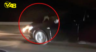 Boşanma aşamasındaki eşini araç kaputunda kilometrelerce götüren koca tutuklandı