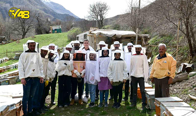 Çatak&#039;ta arıcılık kursuna yoğun ilgi