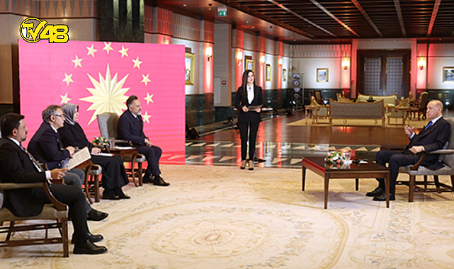 Cumhurbaşkanı Erdoğan, 24 TV, 360 ve tv4 ortak yayınına katıldı