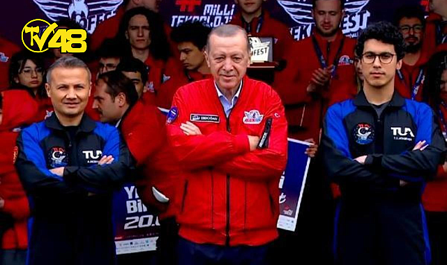 CUMHURBAŞKANI ERDOĞAN, TÜRKİYE&#039;NİN İLK UZAY YOLCULARINI İLAN ETTİ!