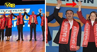 HÜDA PAR'IN ADAYI, AK PARTİLİ KADIN VEKİLİN ELİNİ TUTMADI