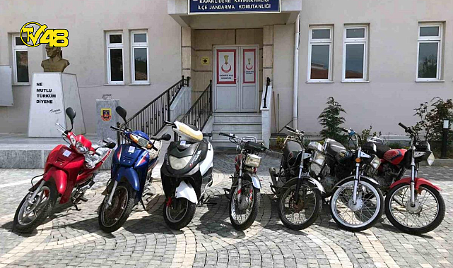 Kavaklıdere&#039;de çalıntı motosikletleri sattığı belirlenen şüpheli yakalandı!