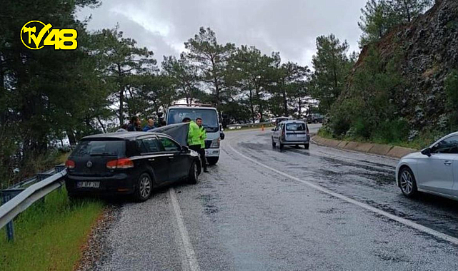 Marmaris&#039;te yağış kazaya neden oldu