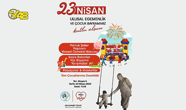 MİLAS BELEDİYE’SİNDEN ÇOCUKLARA ÖZEL ETKİNLİKLER…