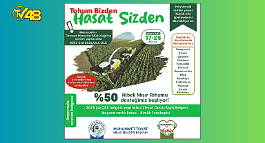 MİLAS BELEDİYESİ, % 50 HİBELİ MISIR TOHUMU DESTEĞİ VERECEK!