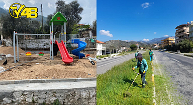 MİLAS BELEDİYESİ, PARK VE BAHÇELERİ BAKIMA ALDI