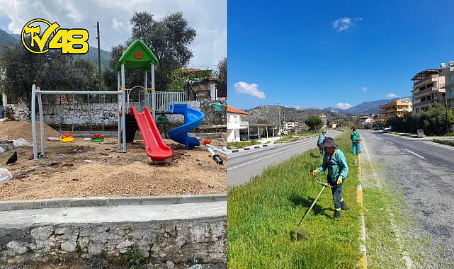 MİLAS BELEDİYESİ, PARK VE BAHÇELERİ BAKIMA ALDI