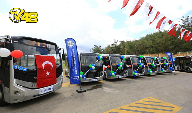 MUĞLA BÜYÜKŞEHİR BELEDİYESİ 60 YENİ OTOBÜSÜ HİZMETE ALDI!
