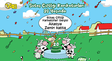 SÜTAŞ ÇİFTLİĞİ KARİKATÜRLERİ SERGİSİ,  18-24 NİSAN TARİHLERİ ARASINDA AKASYA'DA