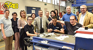 'ÜRETİME ENGEL YOK' DEDİ, ENGELLİ BİREYLERE ENGELSİZ PROJELERDE TAM DESTEK VERDİ