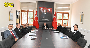 VALİ ORHAN TAVLI BAŞKANLIĞINDA BAYRAM TEDBİRLERİ TOPLANTISI GERÇEKLEŞTİRİLDİ