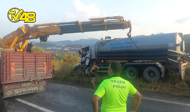 KAZA SEBEBİ İLE YALIKAVAK YOLU SAATLERCE TRAFİĞE KAPANDI