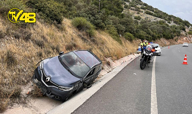 BODRUM KARAYOLUNDA KAZA: ARAÇ KULLANIRKEN KALP KRİZİ GEÇİRDİ!