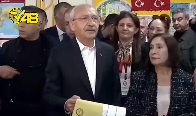KILIÇDAROĞLU, EŞİ SELVİ KILIÇDAROĞLU&#039;YLA ANKARA&#039;DA ARJANTİN İLKOKULU&#039;NDA OY KULLANDI