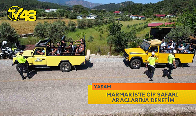 MARMARİS&#039;TE CİP SAFARİ ARAÇLARINA DENETİM