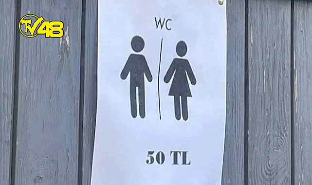 ÇEŞME&#039;DE BİR KAFE TUVALETİ 50TL OLDU