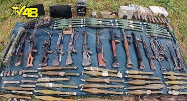 PENÇE-KİLİT OPERASYONUNDA PKK'YA AİT ÇOK SAYIDA SİLAH ELE GEÇİRİLDİ
