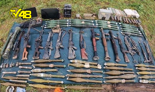 PENÇE-KİLİT OPERASYONUNDA PKK&#039;YA AİT ÇOK SAYIDA SİLAH ELE GEÇİRİLDİ