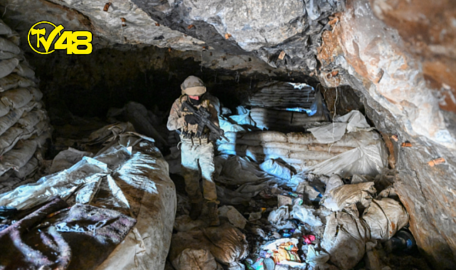 PKK&#039;YA KARŞI OPERASYON: 5 TERÖRİST ETKİSİZ HALE GETİRİLDİ, 5 MAĞARA VE 16 SIĞINAK İMHA EDİLDİ