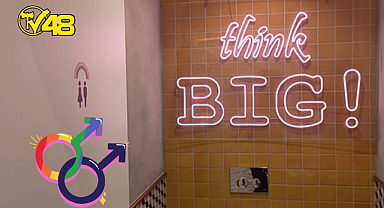 ŞİŞLİ'DEKİ ALIŞVERİŞ MERKEZİNDE LGBT TUVALETİ BÜYÜK DİKKAT ÇEKTİ